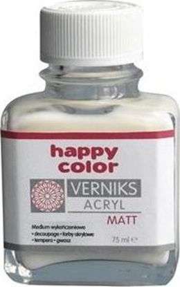 Attēls no Happy Color Werniks akrylowy 75ml przezrocz. Matt HAPPY COLOR