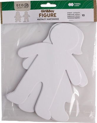 Attēls no Happy Color Zestaw ksztatów kartonowych Figure 10szt