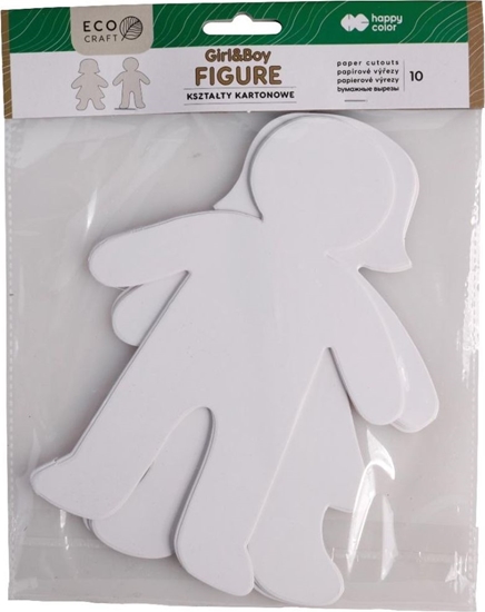 Picture of Happy Color Zestaw ksztatów kartonowych Figure 10szt