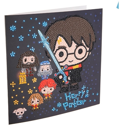 Attēls no HARRY POTTER Crystal Art Card Family, 18 x 18 cm