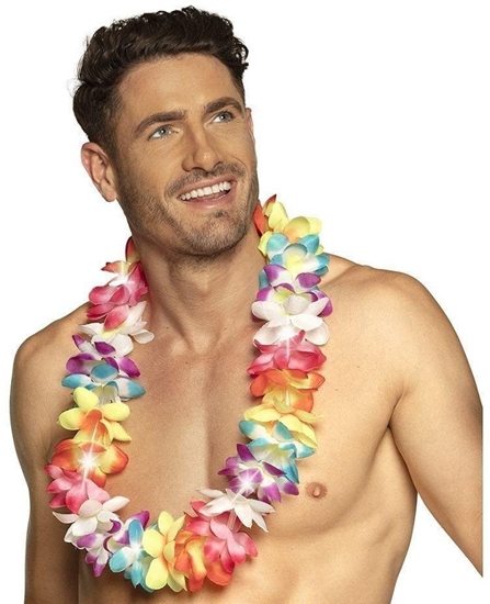 Picture of Hawaiikrans med lys