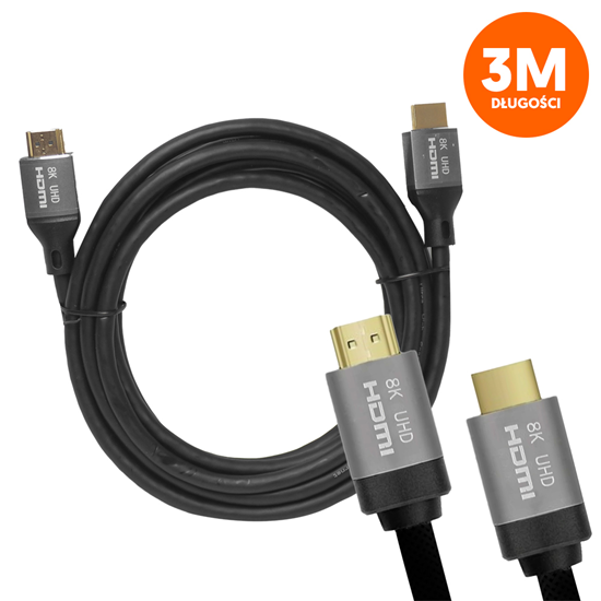 Picture of HDMI-HDMI cable (v2.1 | 8K | 3 m) black