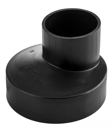 Attēls no HDPE Ekscentriska pāreja QS 200x125