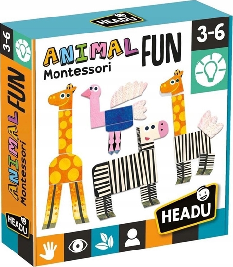 Picture of Headu Montessori Zabawne zwierzta HEADU