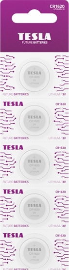 Picture of Hedo BATERIA LITOWA TESLA CR1620 B5 3.0V Li/Mn02 5 SZTUK