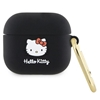 Picture of Hello Kitty Hello Kitty Silicone 3D Kitty Head case for AirPods 3 - black