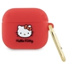 Picture of Hello Kitty Hello Kitty Silicone 3D Kitty Head case for AirPods 3 - fuchsia