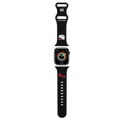 Picture of Hello Kitty Hello Kitty Silicone Kitty Head strap for Apple Watch 38/40/41mm - black
