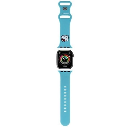 Picture of Hello Kitty Hello Kitty Silicone Kitty Head strap for Apple Watch 38/40/41mm - blue
