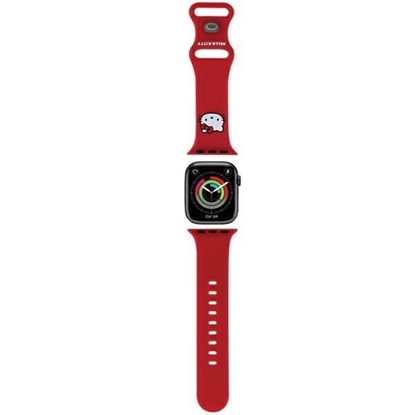Picture of Hello Kitty Hello Kitty Silicone Kitty Head strap for Apple Watch 38/40/41mm - red