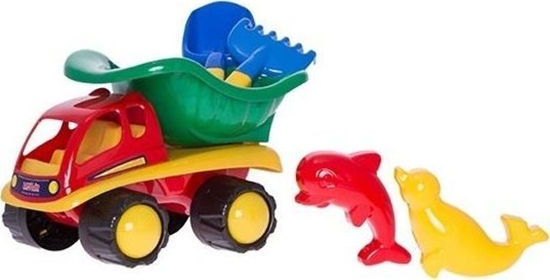 Изображение Hemar Samochód wywrotka z dodatkami do piasku