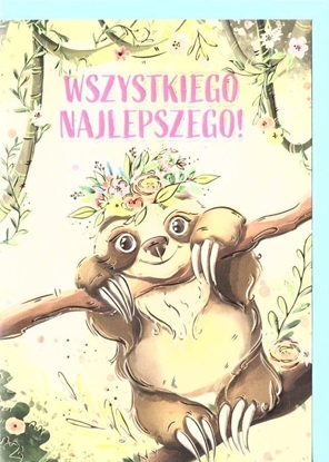 Изображение HENRY Karnet A5 Urodziny - Leniwiec