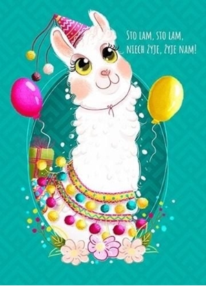 Attēls no HENRY Karnet B6 Lama 2