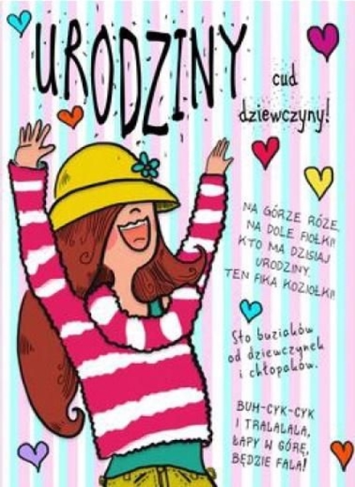 Picture of HENRY Karnet B6 Urodziny - Dziewczyna II