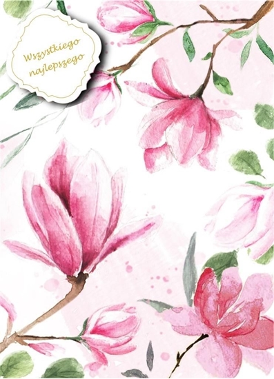 Picture of HENRY Karnet B6 z dowieszk - Magnolia