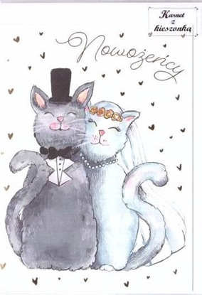 Attēls no HENRY Karnet B6 z kieszonk - Koty