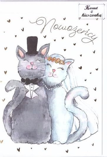 Picture of HENRY Karnet B6 z kieszonk - Koty