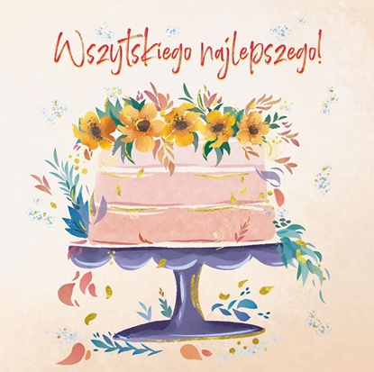 Attēls no HENRY Karnet KW Tort kwiaty