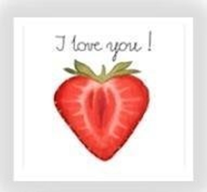 Attēls no HENRY Karnet KW Truskawkowe serce