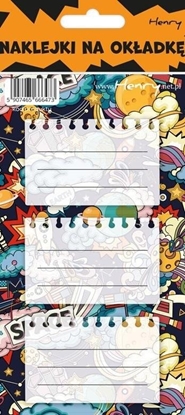 Picture of HENRY Naklejki na zeszyty - Kosmos (12szt)