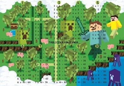 Attēls no HENRY Podkadka na biurko - Gra. Tabliczka mnoenia