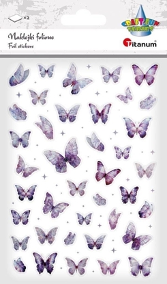 Attēls no Herlitz Naklejki foliowe Motyle fioletowe i holograficzne