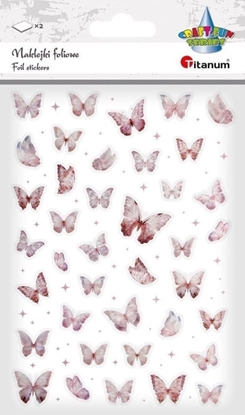 Attēls no Herlitz Naklejki foliowe Motyle róowe i holograficzne