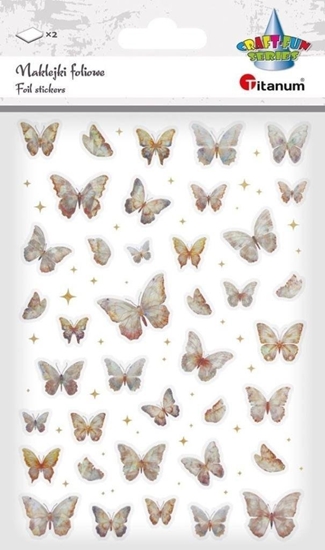 Picture of Herlitz Naklejki foliowe Motyle zote i holograficzne