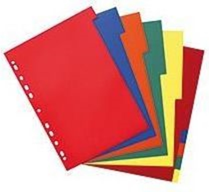 Изображение Herlitz Przekadki A4 PP 10-czciowe róne kolory (174277)