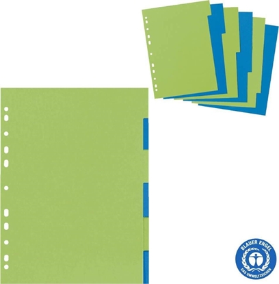 Attēls no Herlitz Przekadki segregatora A4 kartonowe 6szt HERLITZ