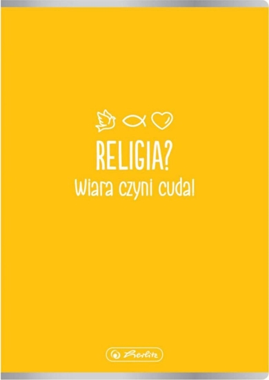 Изображение Herlitz Zeszyt A5/60K kratka Religia (5szt)
