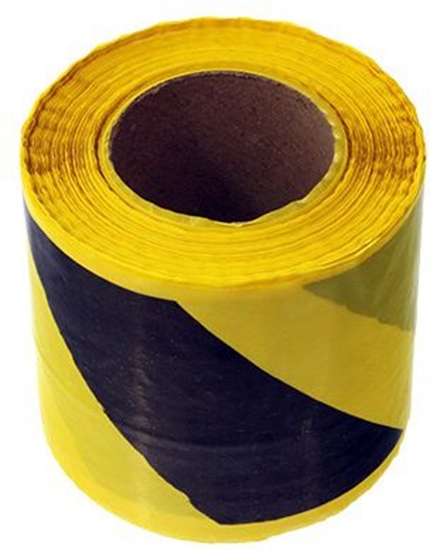 Изображение Hermès Tama ostrzegawcza czarno - óta 80mm x 100m (02179 - 02179)