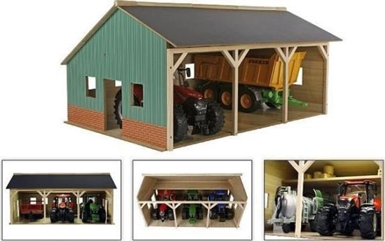 Изображение Hipo Gara na 3 traktory 55x77,5x38cm 1:16 HIPO