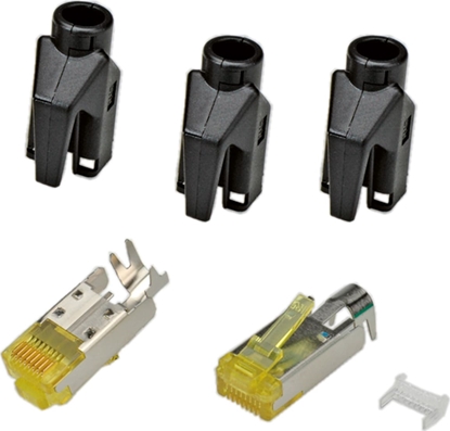 Attēls no Hirose TM31 Stecker geschirmt, Tülle schwarz, 50 Stück