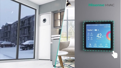 Picture of Hisense AHS-140HEDSAA-23 | Hi-Therma Integra 14 kw indoor unit with 230l boiler
