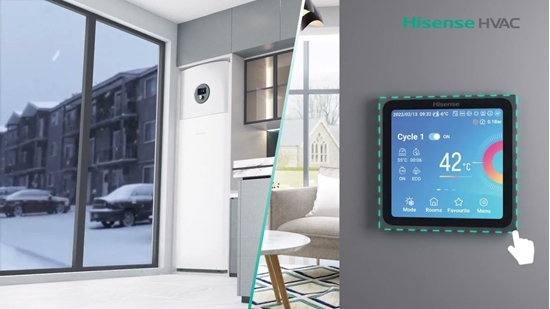 Picture of Hisense AHS-140HEDSAA-23 | Hi-Therma Integra 14 kw indoor unit with 230l boiler