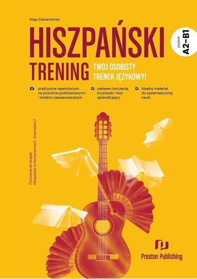 Изображение Hiszpaski. Trening A2-B1 EDUKAMP