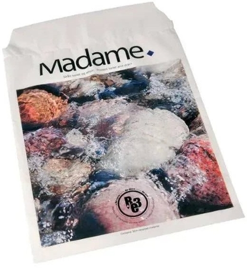 Изображение Hygiejneposer, madamepose, 5 L, 25 x 37 cm, pakke a 500 stk.