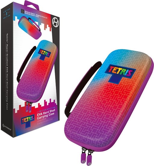 Picture of Hyperkin Official Tetris® EVA Hard Shell Carrying Case for Switch®OLED Model/Nintendo Switch®(Hyper Gradient)