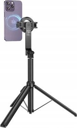Attēls no HOCO uchwyt selfie magnetyczny z pilotem bezprzewodowym tripod K25 czarny