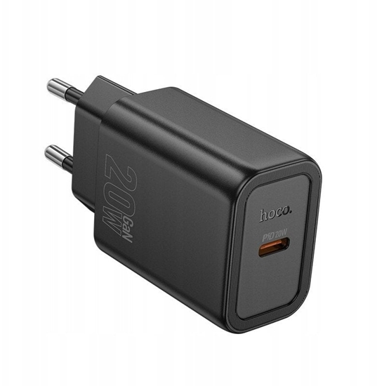 Picture of HOCO wall charger Type C PD QC 20W N60 black N60 blackA (6942007644174)