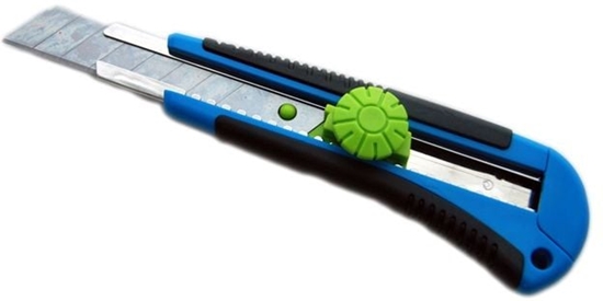 Изображение Högert Technik Nó z ostrzem amanym 18 mm blokada z kókiem 3 ostrza SKS (HT4C605)