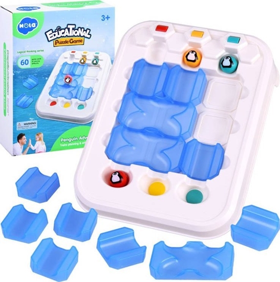 Picture of HOLA Gra logiczna przygoda pingwinka edukacyjna ZA4536