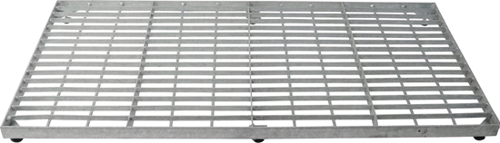 Picture of Home It Home>it® firkantet trinrist med 6 stillesko 40x80 cm galvaniseret