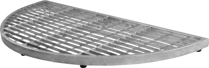 Picture of Home It Home>it® halvrund trinrist med 6 stillesko 40x80 cm galvaniseret