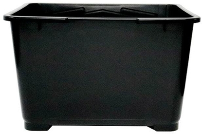 Picture of Home it Work® Firkantet rullespand 14 liter sort