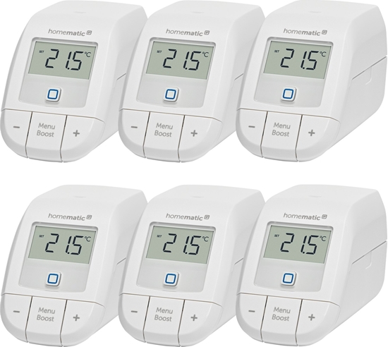 Picture of HomeMatic IP Homematic IP Heizkörperthermostat  basic 6er Set