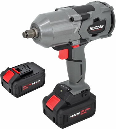 Изображение HOOZAR KLUCZ UDAROWY 1/2" 18V 2x5.0Ah 1000Nm IW30BL-T2