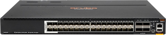 Picture of HPE Aruba CX 8360-32Y4C - Switch - L3 - managed - 32 x 1/10/25 Gigabit Ethernet SFP / SFP+ / SFP28 + 4 x 40/100 Gigabit QSFP+ / QSFP28 - Luftstrom von vorne nach hinten - an Rack montierbar - AC