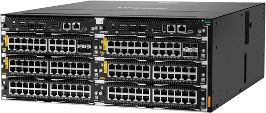 Изображение HP HPE Aruba Networking CX 5420 24p 10M/100M/1G Class4 PoE Module - Switch - L3 - managed - 24 x 10/100/1000 (PoE Class 4) - Luftstrom von vorne nach hinten - Plugin-Modul - PoE Class 4